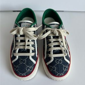 Gucci Blue and Green Sneakers